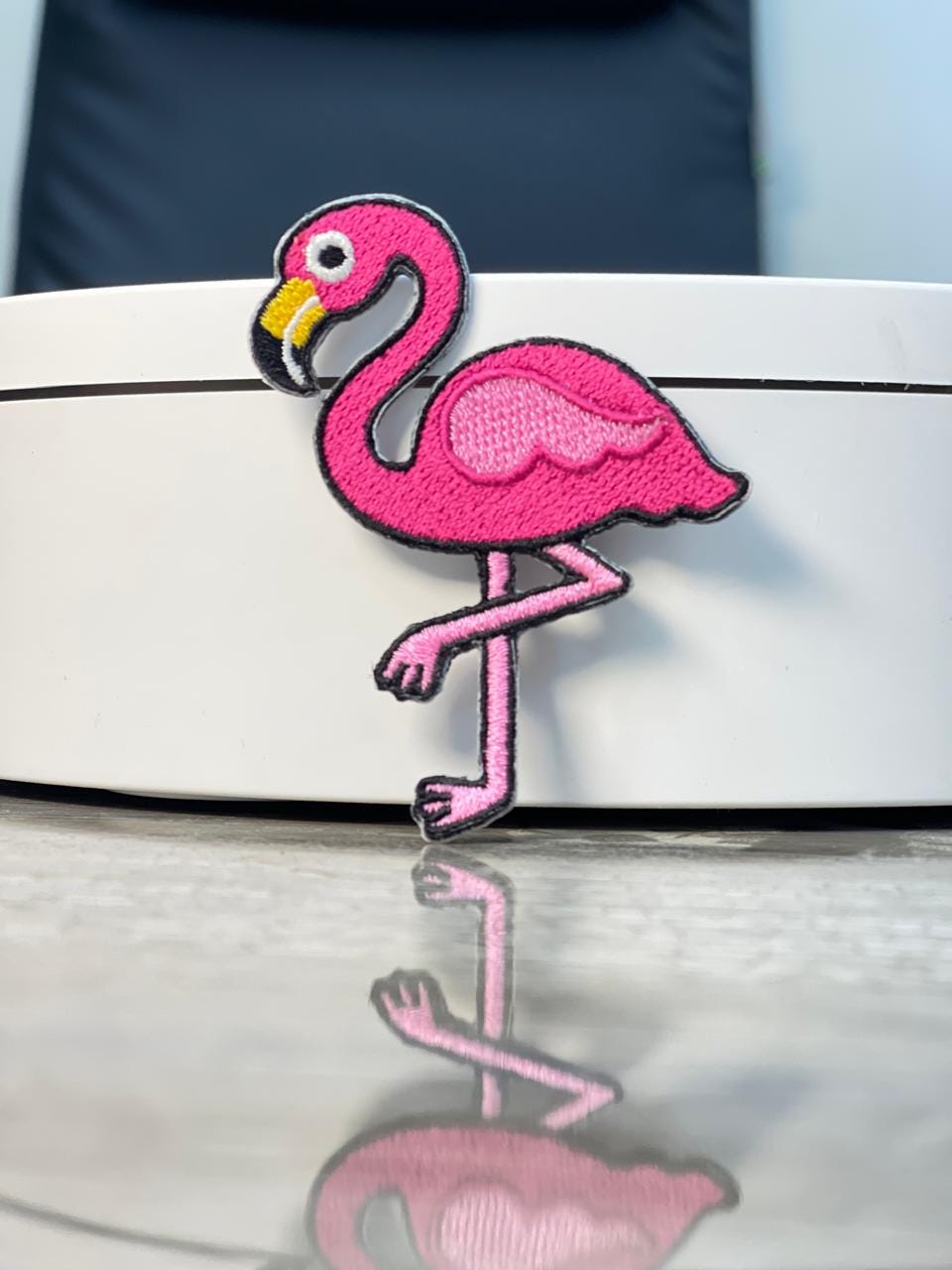 Flamingo Embroidered Patch: Summer Beach DIY Iron On (15 pic min)