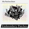 Referee Girl Embroidered Patch: Iron On, Trucker Hat Patch (15 pcs min)