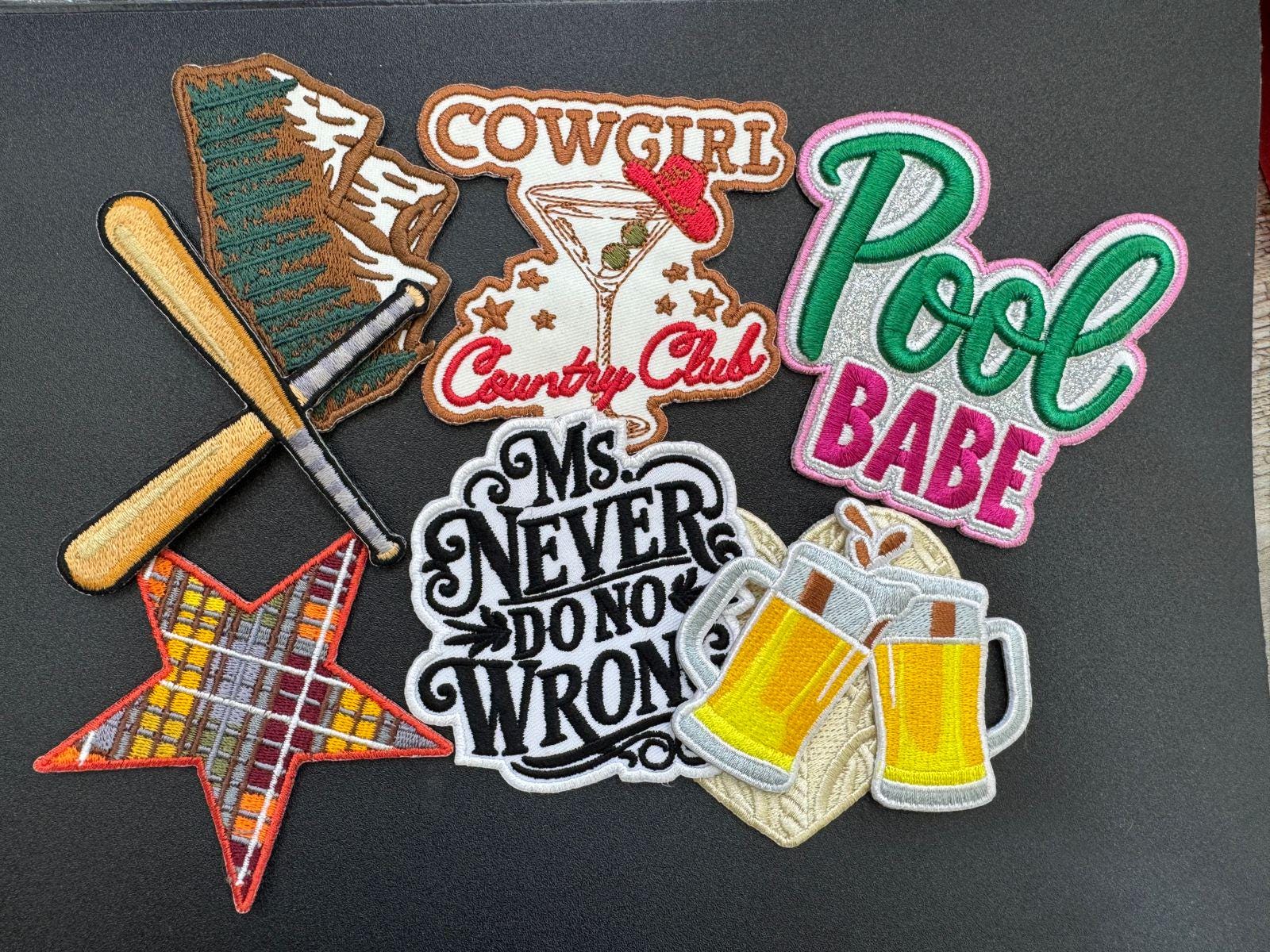 Custom Embroidery Patches - Hat Patch - Iron-On Patch (15 pcs min)