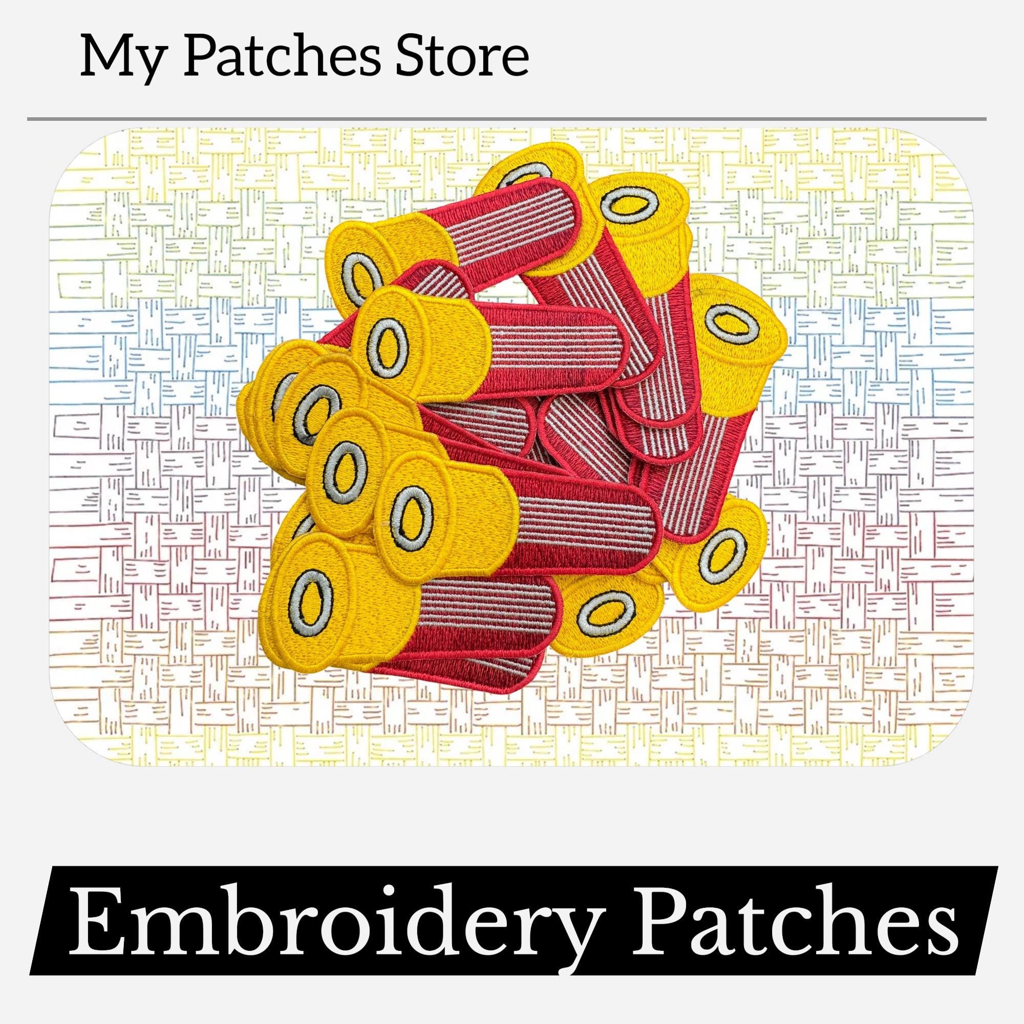 Shotgun Shell Patch – Western Patch – Hunting Patch – Country Girl Patch – Trucker Hat Patch – Cowgirl Patch – Embroidery Patch (15 pcs min)