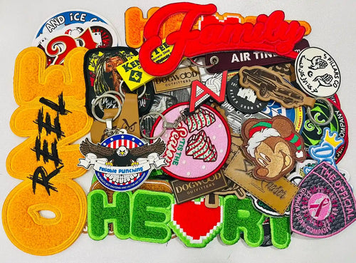 Colorful custom patches