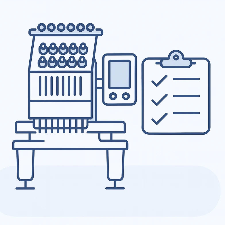 Production Setup & Quality Control Preparation - Custom Patch Manufacturing Process