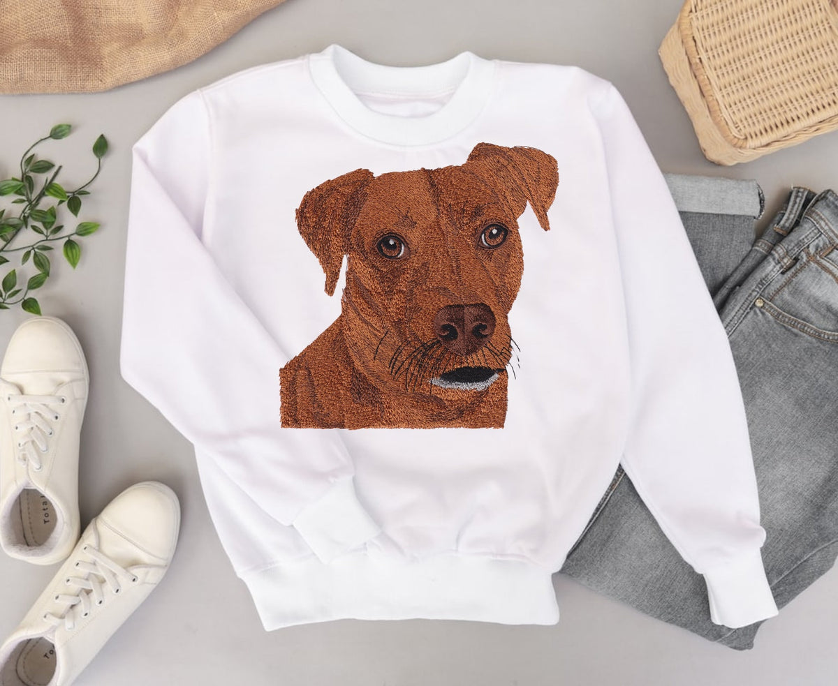 Rhodesian Ridgeback Dog - Animal and Pets Embroidery - Machine Embroid ...