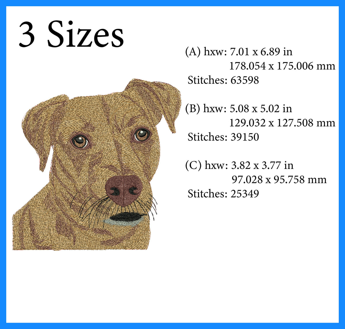 Rhodesian Ridgeback Dog - Animal and Pets Embroidery - Machine Embroid ...