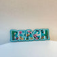Beach Vibes Embroidery Patch - Summer Trucker Hat Iron-On (15 pcs min)