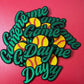 Game Day Softball Embroidery Patch - Trucker Hat Iron On (15 pcs min)