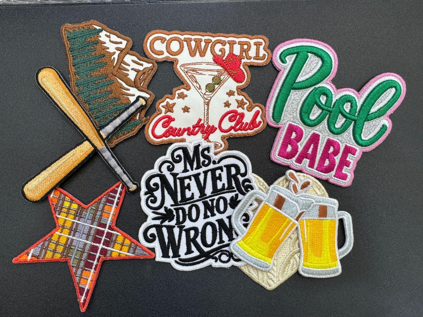 Custom Embroidery Patches - Hat Patch - Iron-On Patch (15 pcs min)