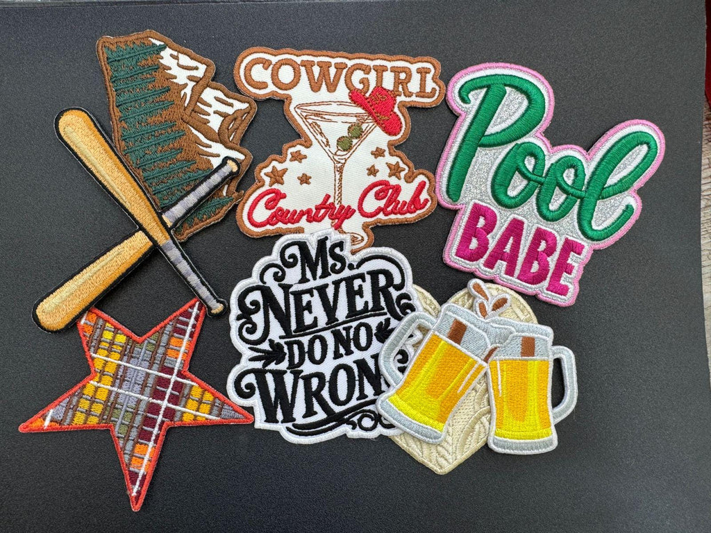 Custom Embroidery Patches - Hat Patch - Iron-On Patch (15 pcs min)