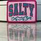 Salty Patch - Iron On Embroidered Summer Trucker Hat Patches (15 pcs min)