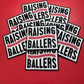 Raising Ballers Patch – Baseball Mom Trucker Hat Patch – Game Day Sports Patch – Cute Embroidery Patch – Iron-On DIY Patch
