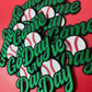 Game Day Baseball - Trucker Hat Patch - Embroidery Patch - Iron On Patch - Baseball Patch - Sport Patch - DIY Patch (15 pcs min)