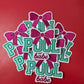 Pool Babe Embroidery Patch - Summer Iron-On Applique (15 pcs min)