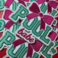 Pool Babe Embroidery Patch - Summer Iron-On Applique (15 pcs min)