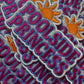 Poolside Princess Glitter Embroidery Patch - Iron On Summer Accessory (15 pcs min)