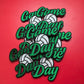 Game Day Volleyball Embroidery Patch: Iron-On Sports Applique (15 pcs min)