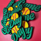 Game Day Softball Embroidery Patch - Trucker Hat Iron On (15 pcs min)