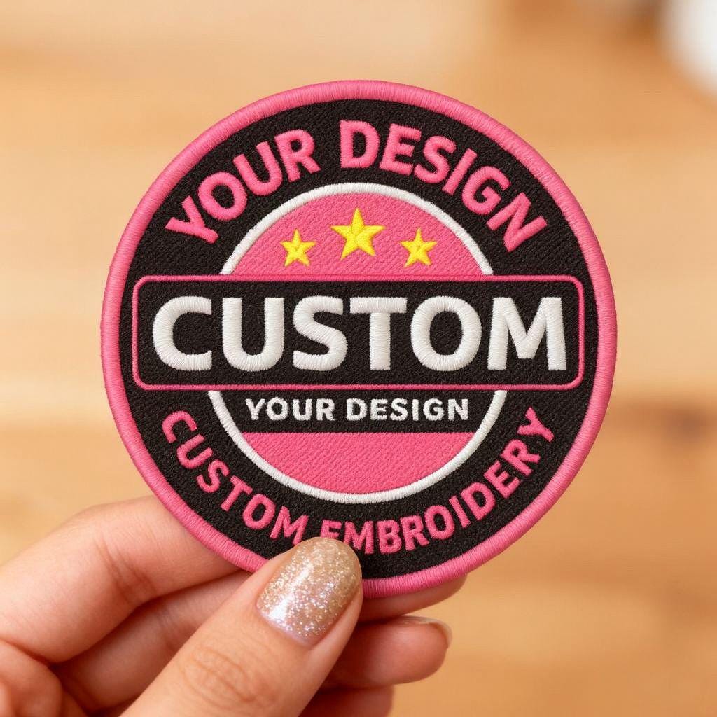 Patches Design Rounded Get a custom embroidered patch featuring your own design. High-quality ...